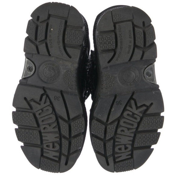 New Rock Leather Wedge Sneakers Size 6 - Picture 5 of 5